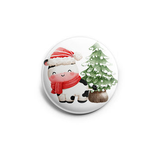 Cozy Christmas Cow Topper
