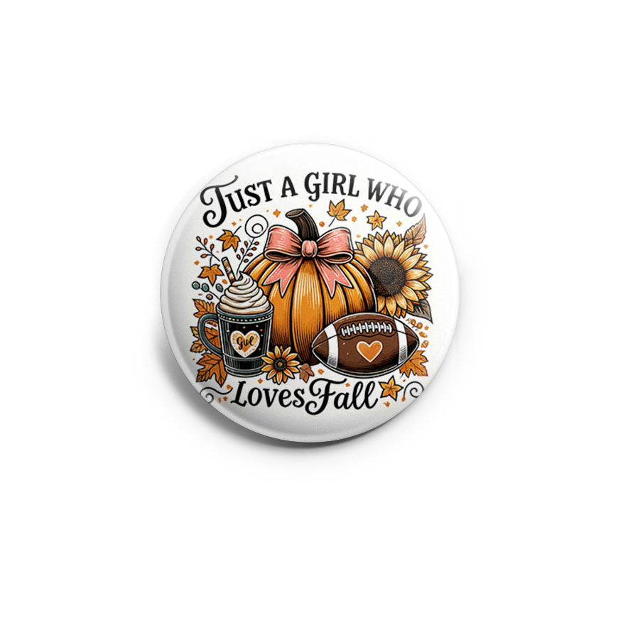 Just a Girl Who Loves Fall Topper - Classic Shine - Topperswap