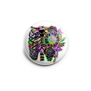 Neon X-Ray Floral Topper