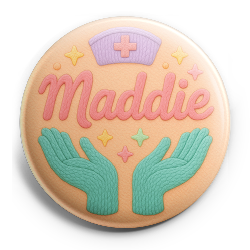 Custom Design – A personalized design prominently featuring the name "Maddie… - Topper