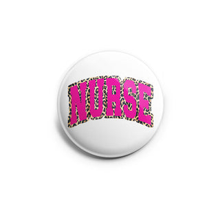 Trendy Pink Leopard Nurse Topper
