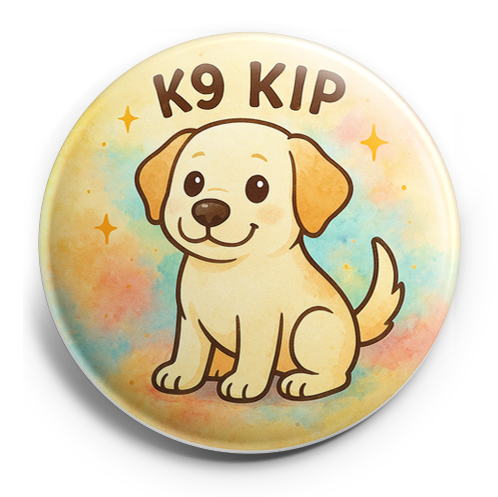 Custom Design – Add K9 Kip above the pic - Topper (Regular) - Topperswap