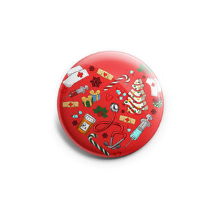 Nurse Christmas Cluster Heart Topper