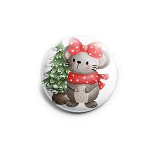 Merry Mouse in Winter Topper