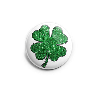 Glittering Green Clover Topper