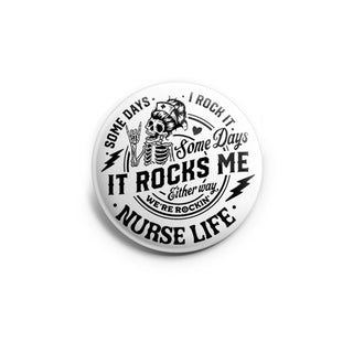 Rockin Nurse Life - Skeleton Topper
