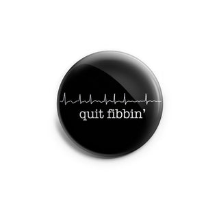 Afib EKG Quit Fibbin' Topper
