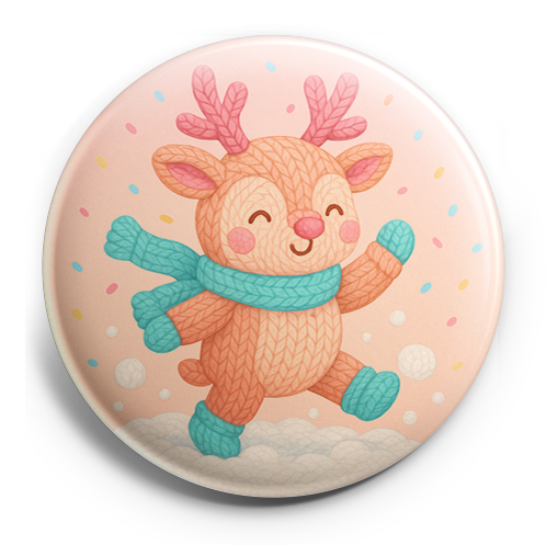 Custom Design – A cute reindeer playing in the snow. - - Topperswap