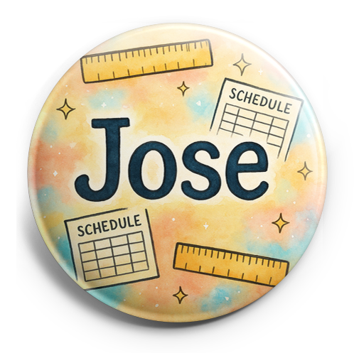 Custom Design – A personalized design prominently featuring the name "Jose"… - Topper
