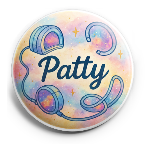 Custom Design – A personalized design prominently featuring the name "Patty"… - Topper (Regular) - Topperswap