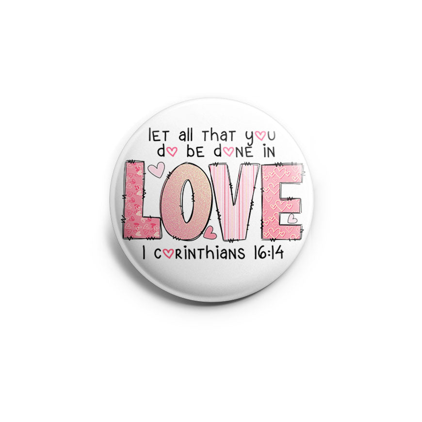 Corinthians Love Quote Topper - Classic Shine - Topperswap