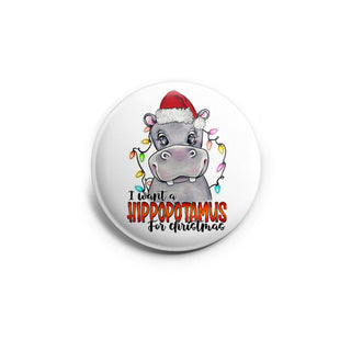 Hippo Christmas Topper