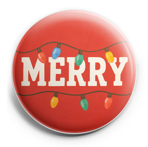 Custom Design – The word “MERRY” in large bold white varsity style font bloc… - - Topperswap