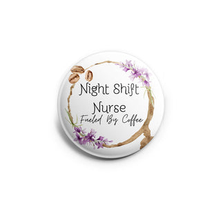 Night Shift Fueled by Coffee Topper