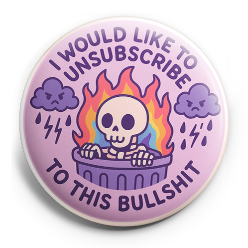 Custom Design – A glam skeleton inside a garbage can with color rainbow flam… - - Topperswap