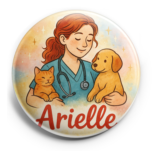 Custom Design – Veterinarian technician who loves animals Include the exact… - Topper