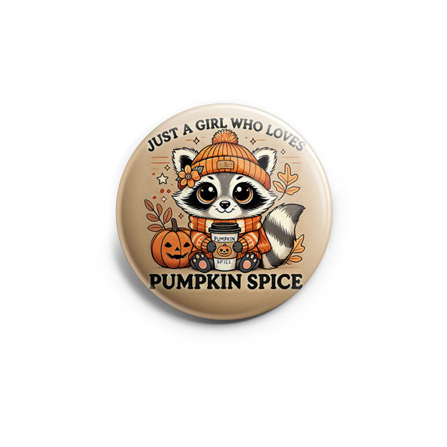 Pumpkin Spice Raccoon Topper - Classic Shine - Topperswap