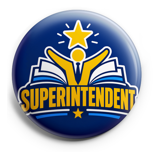 Superintendent (navy blue background; for a man’s badge),  – Topper