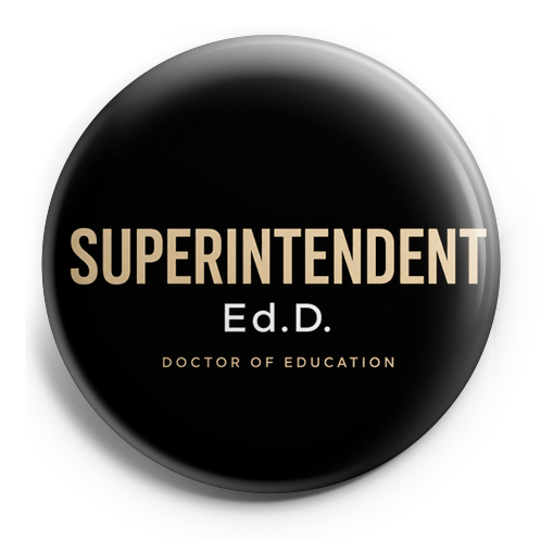 Superintendent (black background; for a man’s badge), profes… – Topper