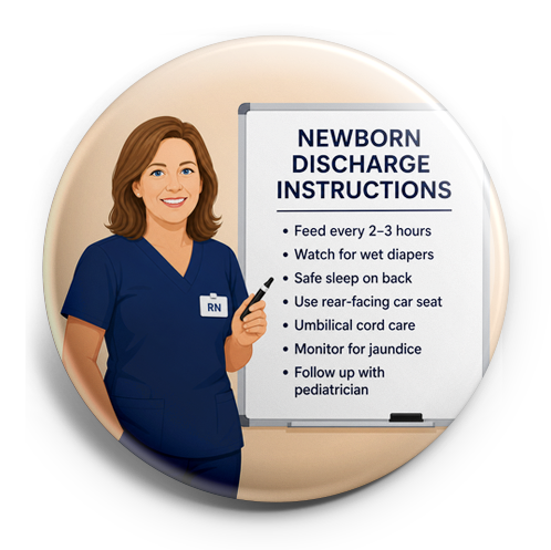 A white nurse in her 40s, who weighs 180 pounds in navy blue… – Topper