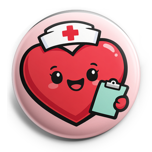 Custom Design – Create a circular design featuring a cute anthropomorphic he… - - Topperswap