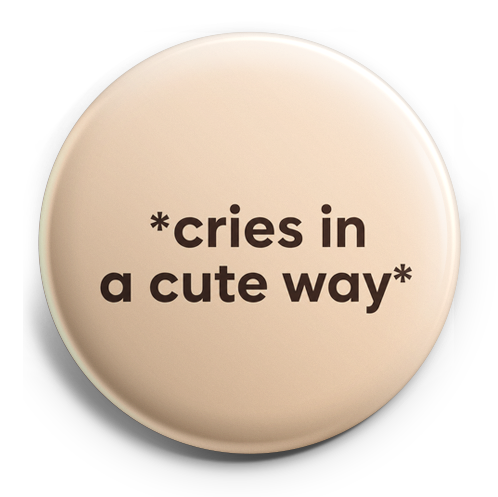 *cries in a cute way*  – Topper