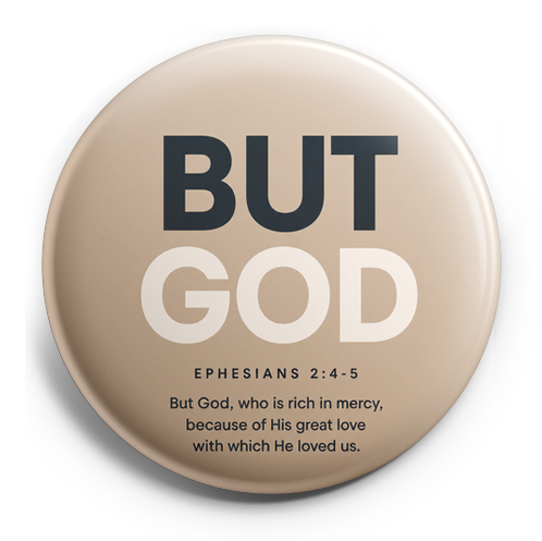 But God (designed for a man - use biblical context) – Topper
