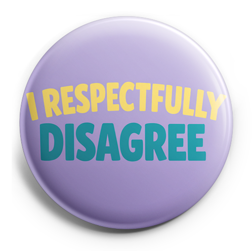 Custom Design – Create a circular badge design featuring the phrase 'I respe… - - Topperswap