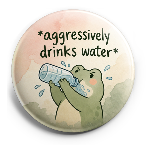 *aggressively drinks water* – Topper