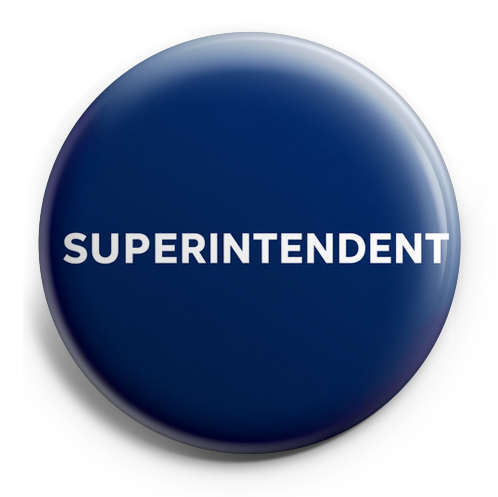 Superintendent (navy blue background; for a man’s badge), pr… – Topper