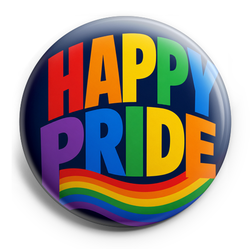Custom Design – Happy Pride with a rainbow - Topper (Regular) - Topperswap