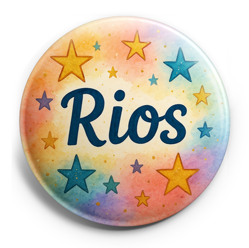 Custom Design – Decorated with stars Include the exact name "Rios" prominent… - Topper (Regular) - Topperswap