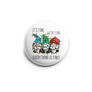 Everything is Fine Gnomes Topper
