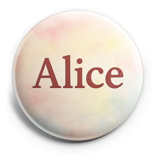 Custom Design – CPhT Include the exact name "Alice" prominently in the artw… - Topper (Regular) - Topperswap