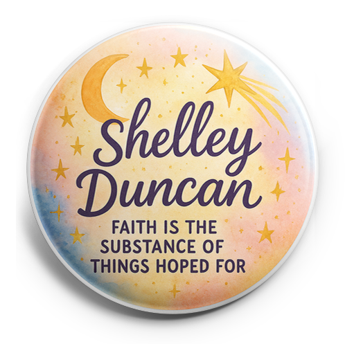 Custom Design – A personalized design prominently featuring the name "Shelle… - Topper