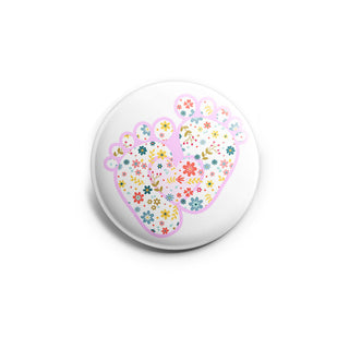 Baby Feet Floral Topper