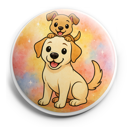 Custom Design – Add K9 Kip above him - Topper (Regular) - Topperswap