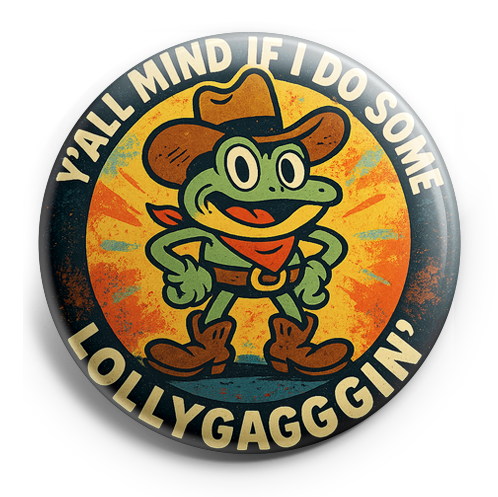 Custom Design – Cartoon cowboy frog with hat and boots, hands on hips in a c… - - Topperswap