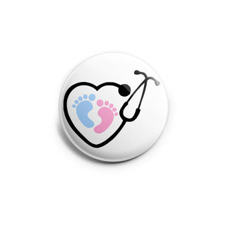 Baby Feet Heart NICU Labor and Delivery Stethoscope Topper