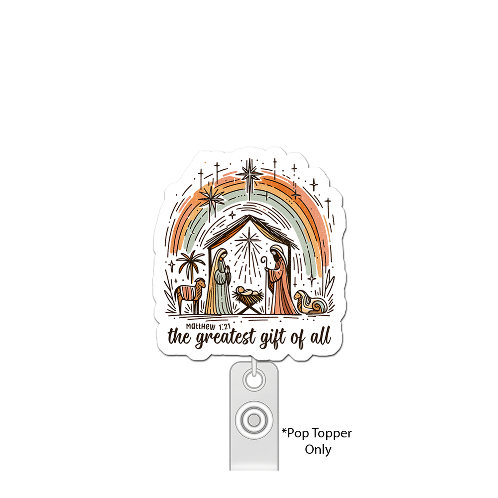 Festive Peace Guru Pop Topper - - Topperswap