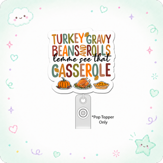 Casserole Commander Vibes Pop Topper