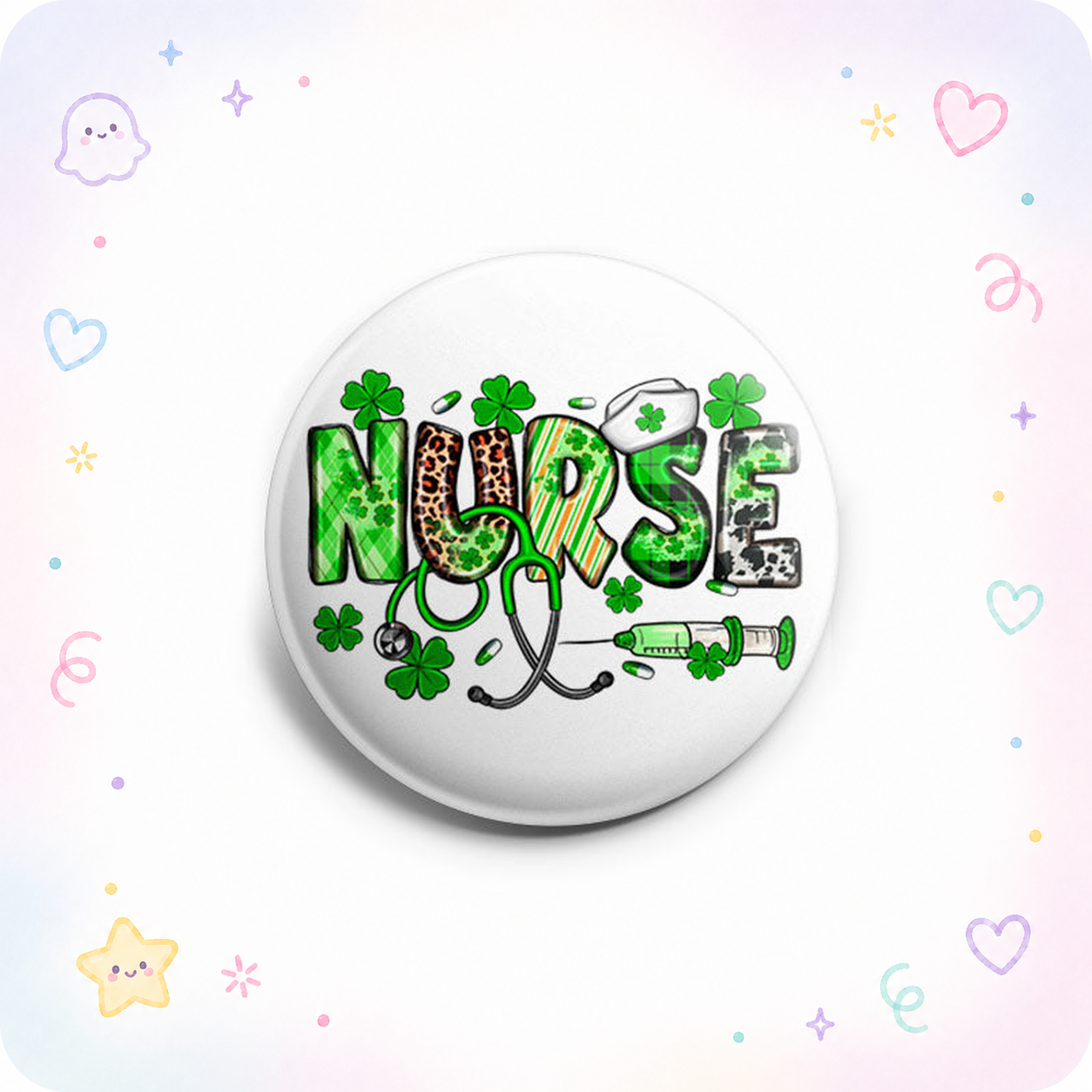 Nurse's St. Paddy's Day Topper - - Topperswap