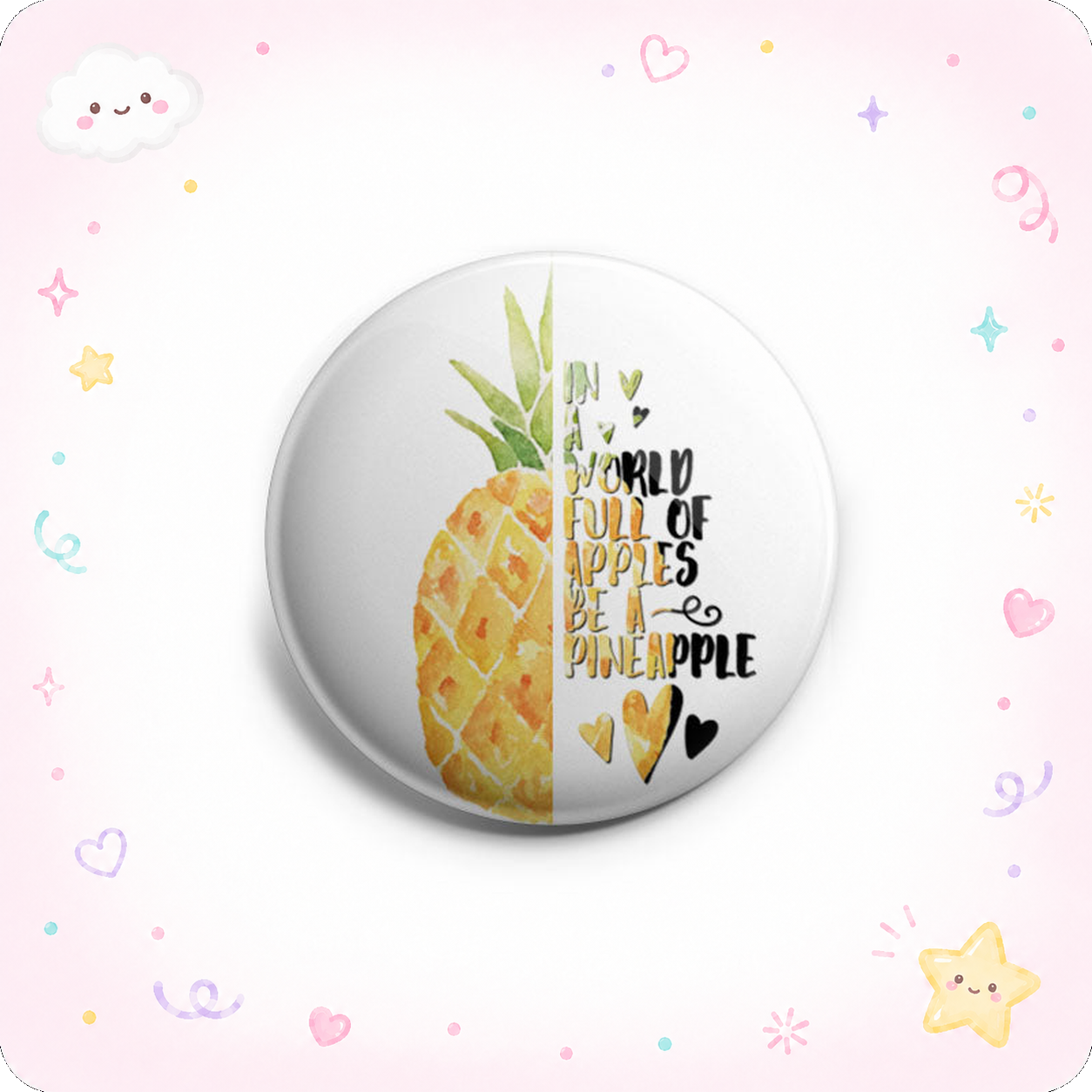 Be a Pineapple Inspirational Topper - - Topperswap