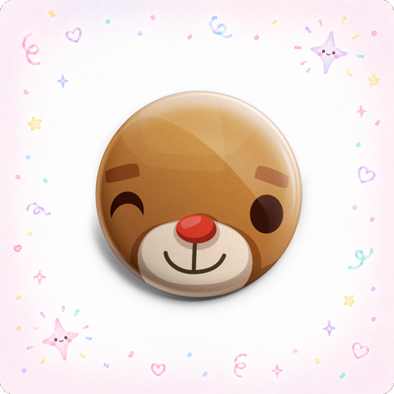 Winking Deer Delight Topper - - Topperswap