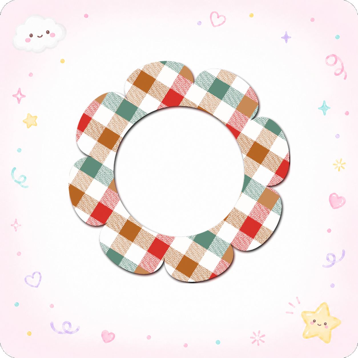 Plaid Perfection Swapper Frame - - Topperswap