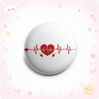 Pills Heart EKG Topper