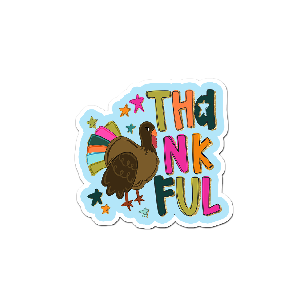 Thankful Vibes Guru Sticker - - Topperswap