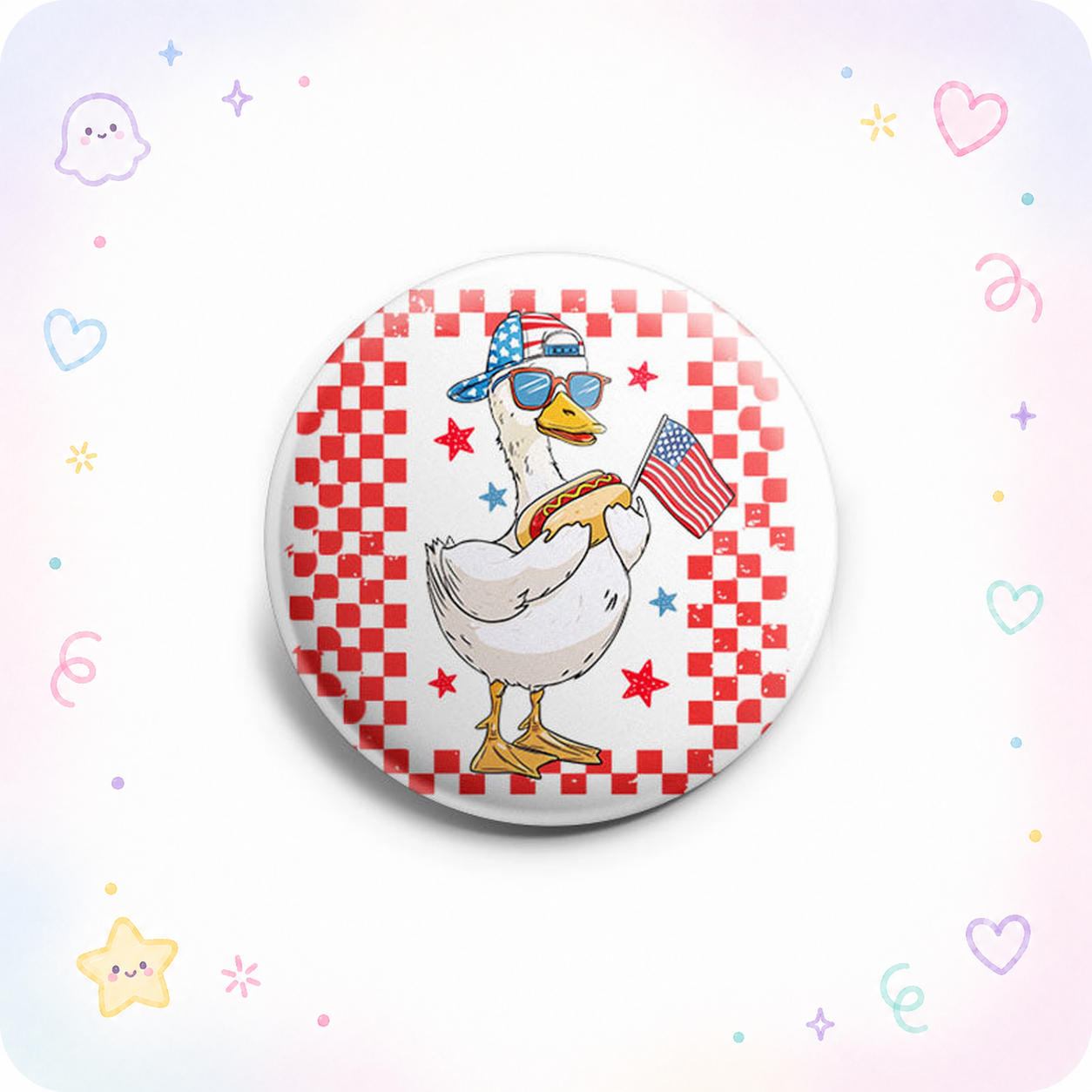 Hotdog Goose Picnic Party Topper - - Topperswap