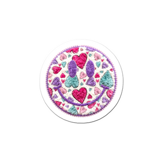 Smiley Heart Wizard Sticker