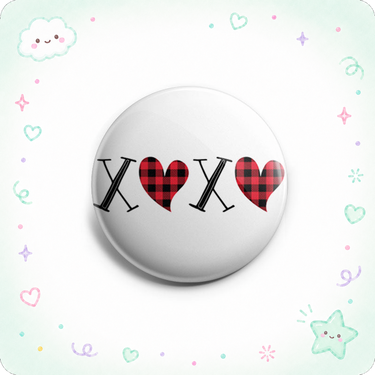 Cute Valentine's Day XOXO Topper - Vault - - Topperswap
